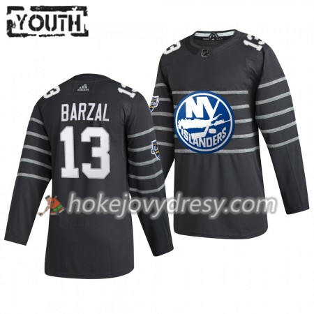 Dětské Hokejový Dres New York Islanders Mathew Barzal 13  Šedá Adidas 2020 NHL All-Star Authentic